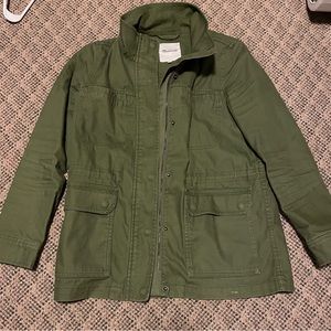 Madewell Passage Military Jacket Dessert Olive